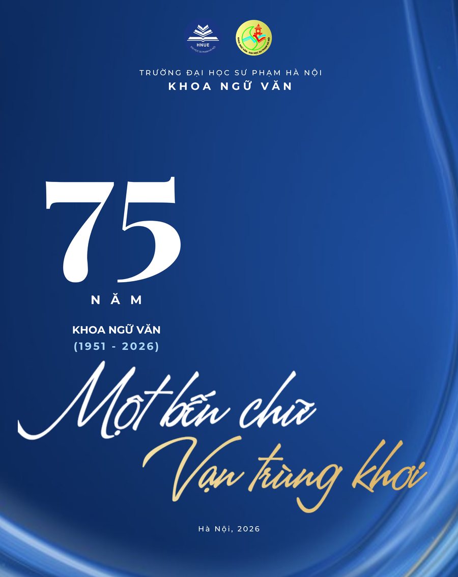 Bìa Kỉ yếu 75 năm Khoa Ngữ văn – Một bến chữ, Vạn trùng khơi